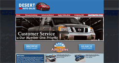 Desktop Screenshot of desertautosales.net